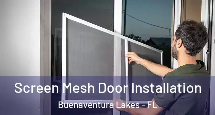 Screen Mesh Door Installation Buenaventura Lakes - FL